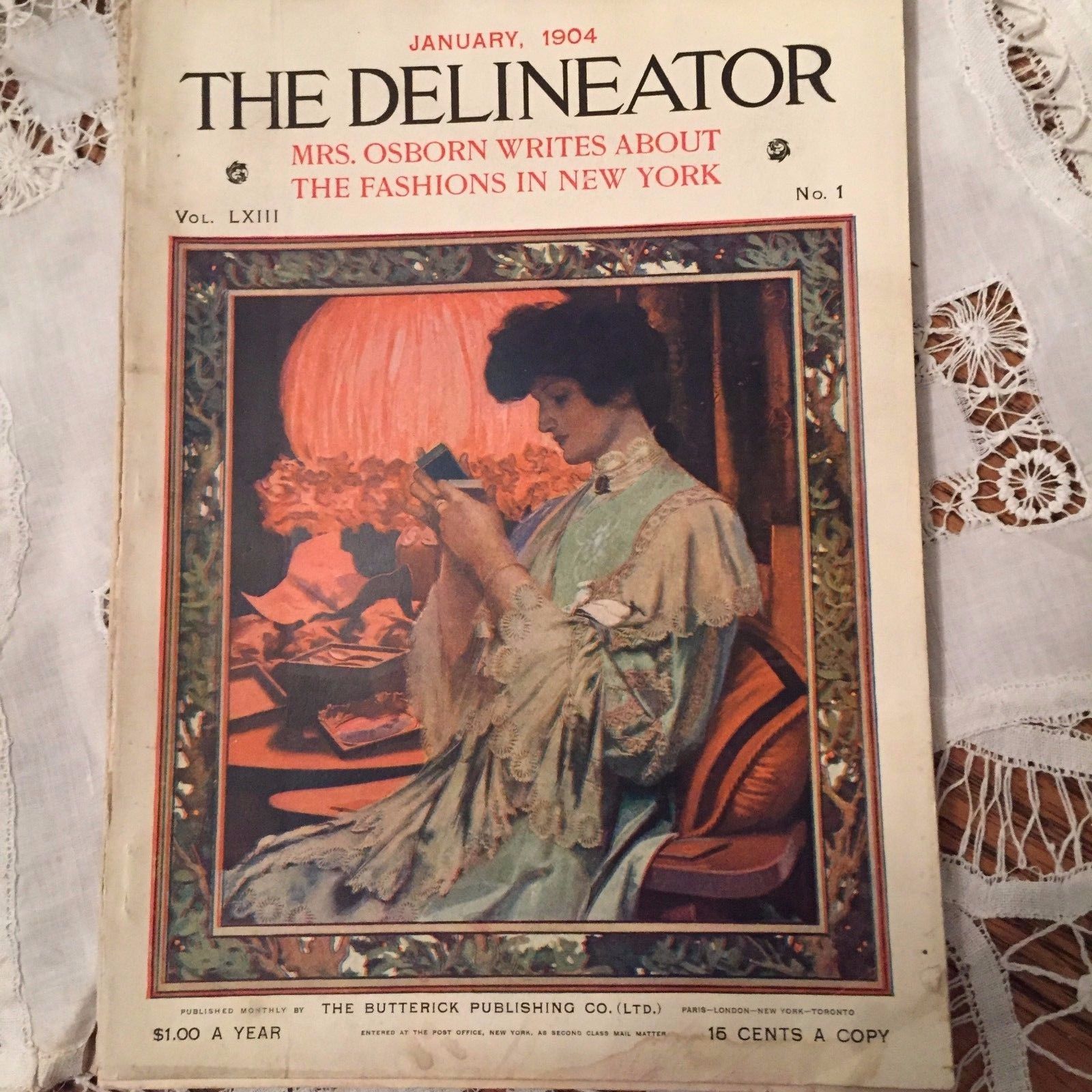 Lovely place to research: January, 1904 Delineator magazine